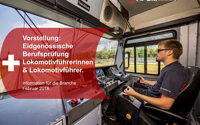 Ausschreibung der ersten ordentlichen Berufsprüfung Lokomotivführer*in 2020